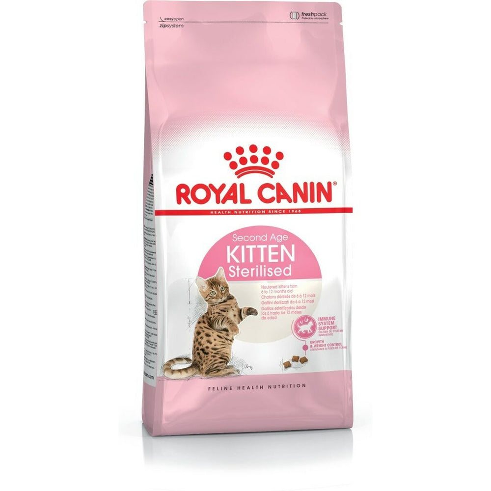 Comida para gato Royal Canin Kitten Sterilised Arroz Vegetal Pássaros 2 Kg