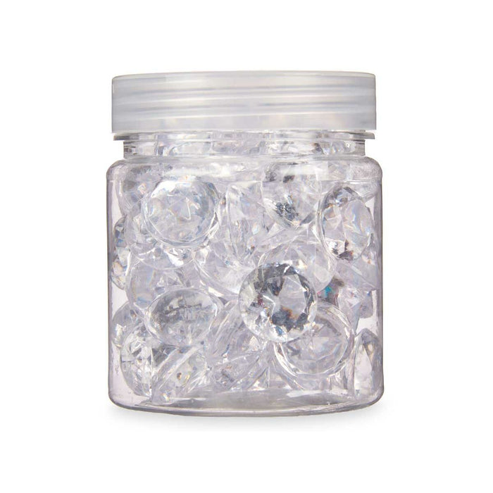 Pedras Decorativas Diamante 150 g Transparente (16 Unidades)